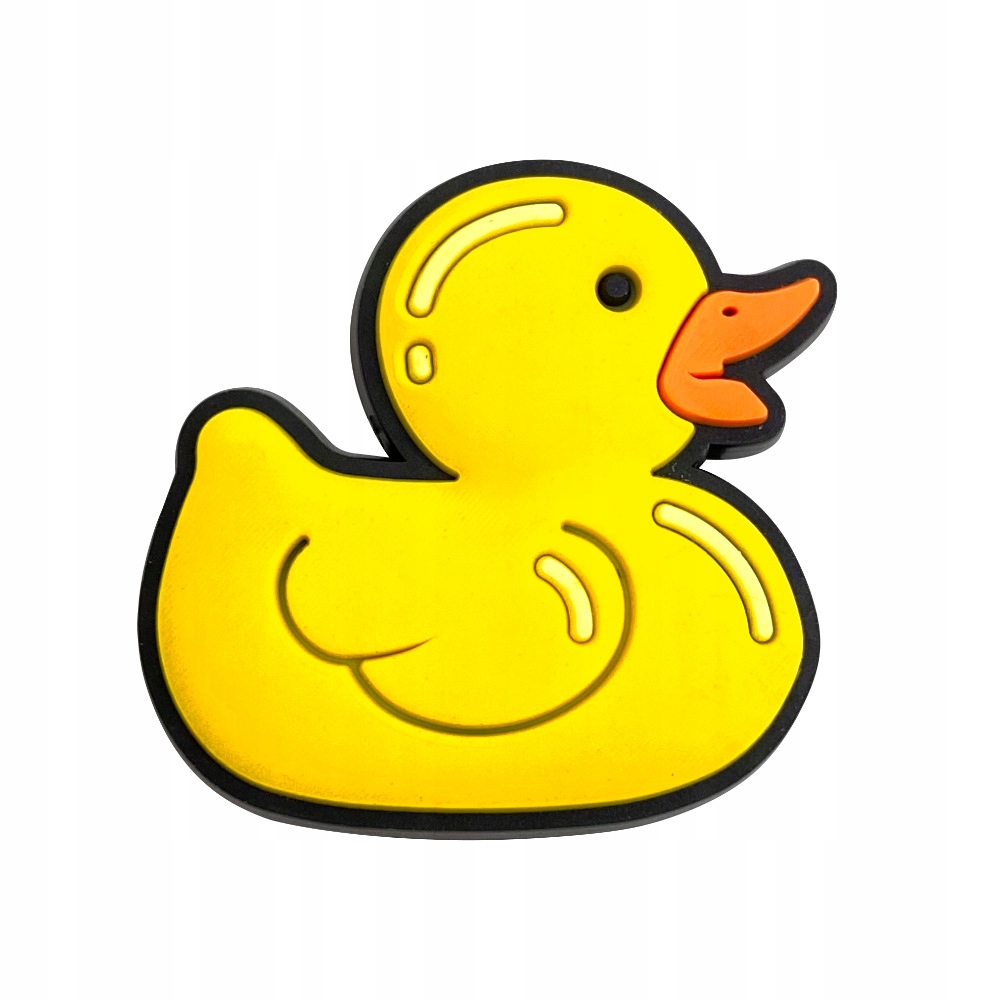 Przypinka Gumowa Kaczka Duck Kaczki do Crocs butów klapków telefonu torebki