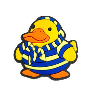 Przypinka Gumowa Kaczka Duck Kaczki do Crocs butów klapków telefonu torebki