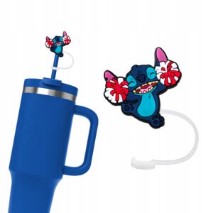 Silikonowa Nasadka na Słomkę Kubek Stanley LILO I STITCH 1 szt