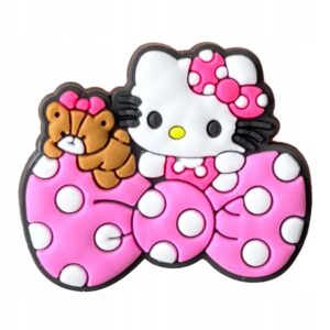 Przypinka Kokardka Hello Kitty do Crocs | Oro Party