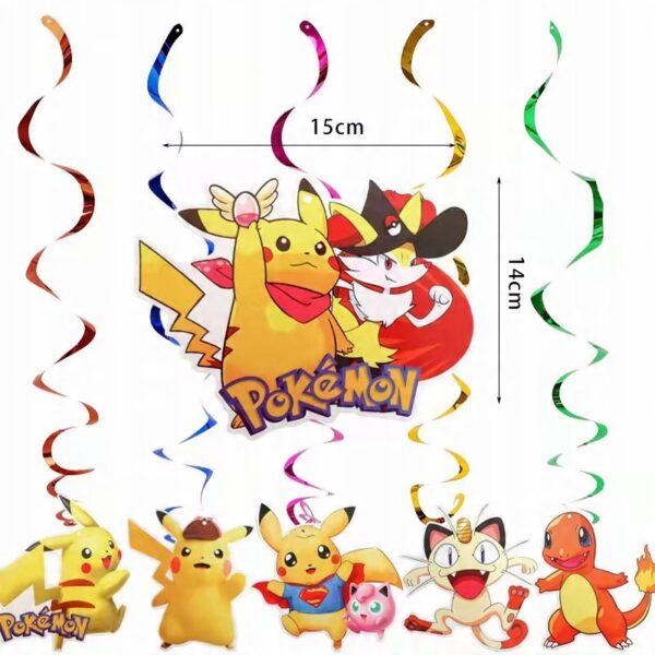 Pokémon Zestaw XL Dekoracji Urodzinowych - Oro Party - obrazek 5