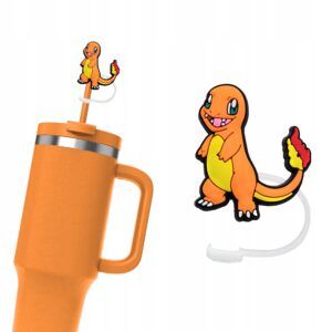 Silikonowa Nasadka na Słomkę Kubek Stanley POKEMON CHARMANDER 1 szt