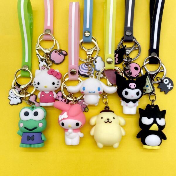 Kawaii Breloczek HELLO KITTY Kuromi - Oro Party | Idealny na Prezent - obrazek 6
