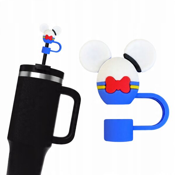 Silikonowa Zatyczka na Słomkę Kubek Stanley Disney Kaczor Donald