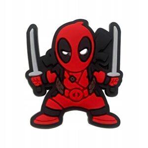 Przypinka Deadpool do Crocs butów klapków telefonu torby torebki plecaki