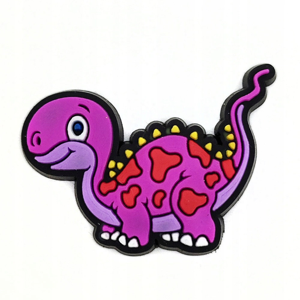 Przypinka Dinozaur do Crocs butów klapków telefonu torebki plecaka torby