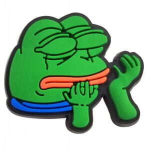 Przypinka Pepe the Frog Pepe Coin do Crocs | Oro Party