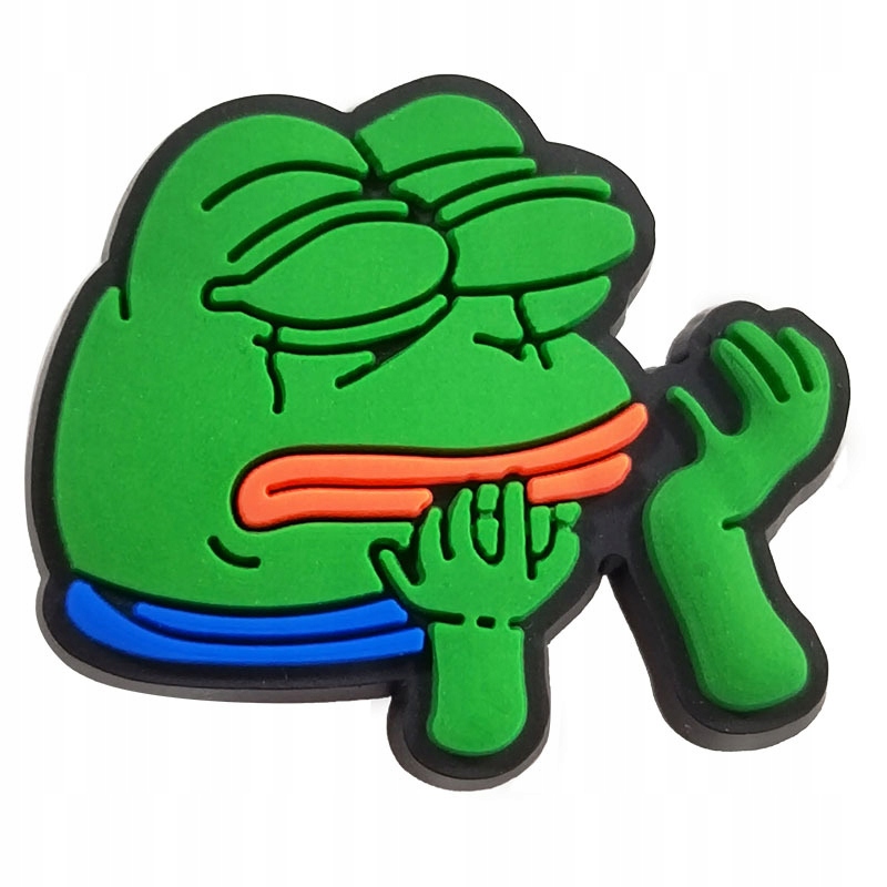 Przypinka Pepe the Frog Pepe Coin do Crocs
