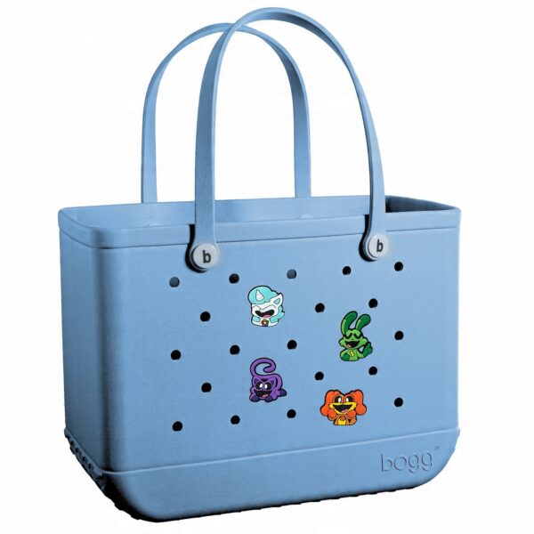 Zestaw przypinek do butów Crocs SMILING CRITTERS 4 szt - obrazek 3