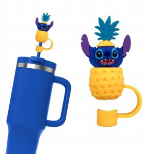 Silikonowa Zatyczka na Słomkę Kubek Stanley LILO I STITCH 1szt