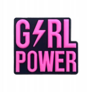 Przypinka Napis GIRL POWER do Crocs | Oro Party