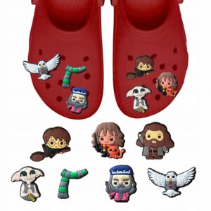 Przypinki do Crocs HARRY POTTER do butów telefonu torby zestaw 7 szt