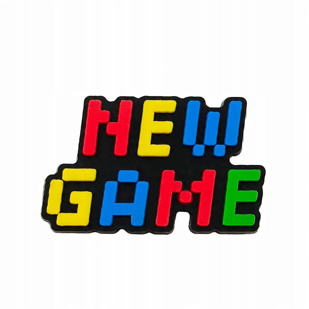 Przypinka Gaming New Game do Crocs