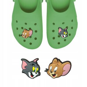 Przypinki do Crocs TOM I JERRY do butów telefonu torby zestaw 2 szt