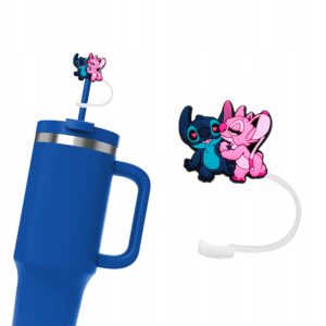 Silikonowa Nasadka na Słomkę Kubek Stanley LILO I STITCH 1 szt
