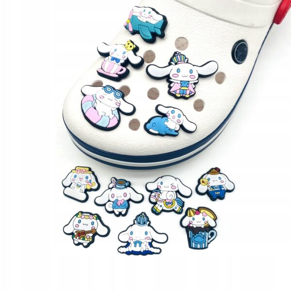 Przypinka Hippie Cinnamoroll Hello Kitty do Crocs - obrazek 3