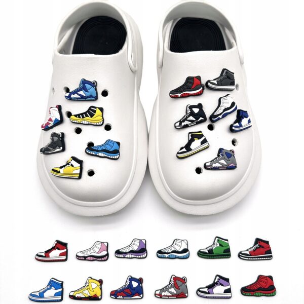 Przypinka Koszykówka Buty Jordan do Crocs | Oro Party - obrazek 4
