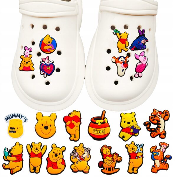 Przypinka Tygrys Kubuś Puchatek do Crocs - obrazek 5