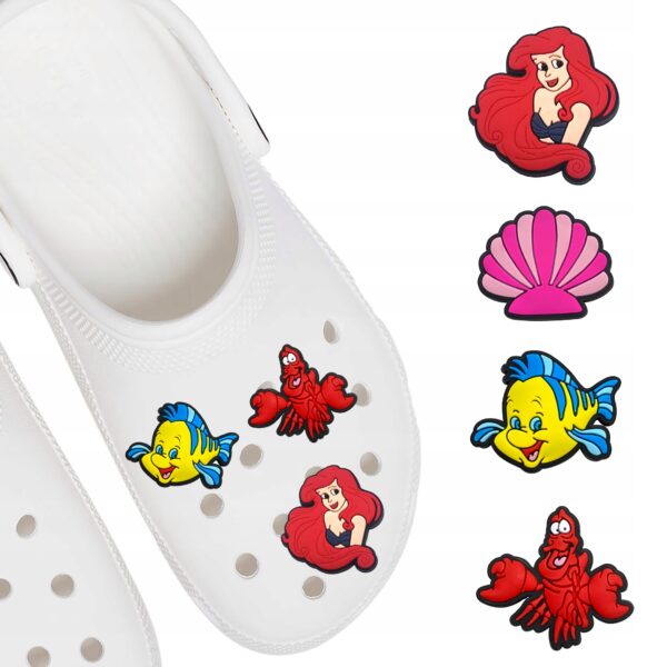 Zestaw przypinek do butów Crocs DISNEY MAŁA SYRENKA