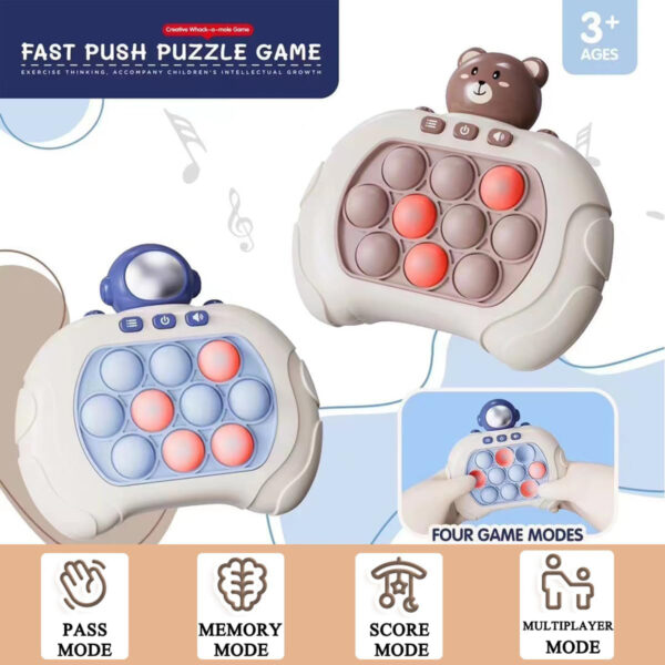 Elektroniczna gra zręcznościowa POP IT Miś 3+ - obrazek 8