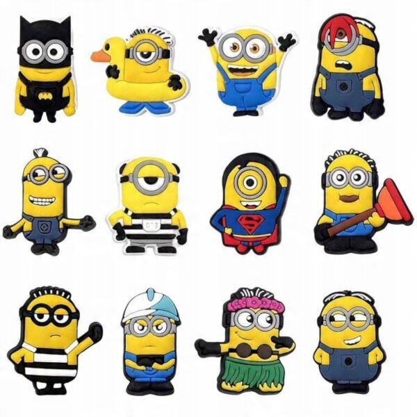 Przypinka Minionki do Crocs butów klapków telefonu torby torebki plecaki - obrazek 5