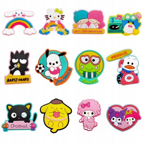 Przypinka Tęcza Hello Kitty do Crocs - obrazek 5