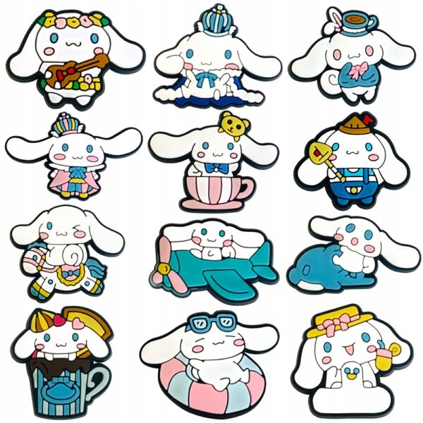 Przypinka Hippie Cinnamoroll Hello Kitty do Crocs - obrazek 6