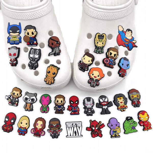Przypinka Iron Man Marvel Avengers do Crocs - obrazek 6