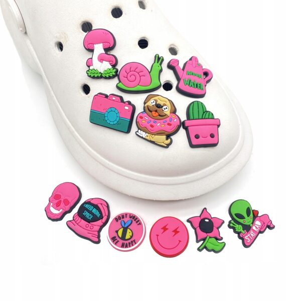 Przypinka Pink Kaktus Kaktusy do Crocs - obrazek 5