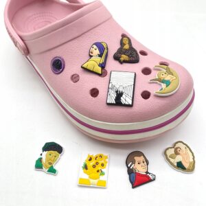 Przypinki do Crocs SZTUKA VAN GOGH do butów telefonu torby zestaw 8 szt