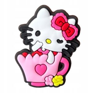 Przypinka Filiżanka Hello Kitty do Crocs | Oro Party
