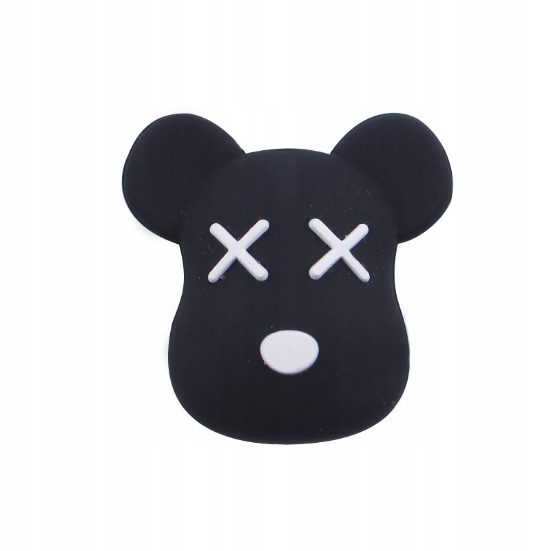 Przypinka Kaws Miś czarny do Crocs