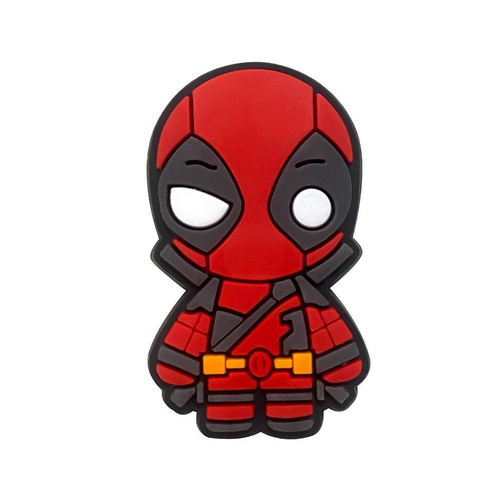 Przypinka Deadpool do Crocs butów klapków telefonu torby torebki plecaki