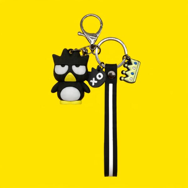 Kawaii Breloczek HELLO KITTY Badtz Maru - Oro Party | Idealny na Prezent - obrazek 4