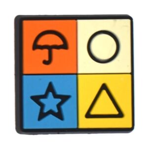 Przypinka Squid Game do Crocs butów klapków telefonu torebki plecaka torby