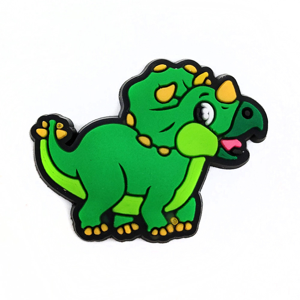 Przypinka Dinozaur do Crocs butów klapków telefonu torebki plecaka torby
