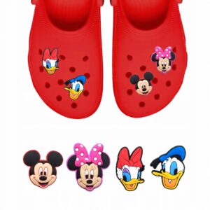 Przypinki do Crocs DISNEY MINNIE do butów telefonu torby zestaw 4 szt