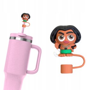 Silikonowa Zatyczka na Słomkę Kubek Stanley z Vaiana Disney 1 szt