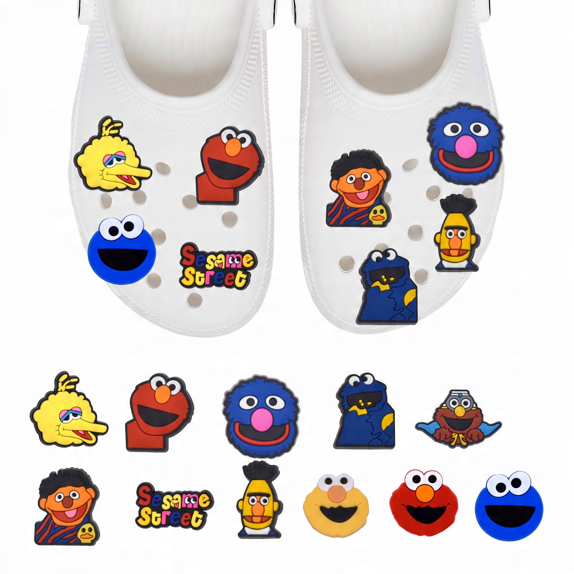 przypinki Sesame Street do butów Crocs 11 sztuk