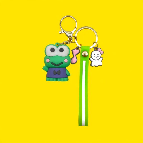 Kawaii Breloczek HELLO KITTY Keroppi - Oro Party | Idealny na Prezent - obrazek 6