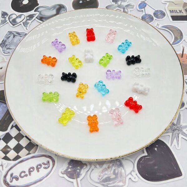 Przypinki do Crocs MISIE HARIBO do butów telefonu torby zestaw 11 szt - obrazek 5