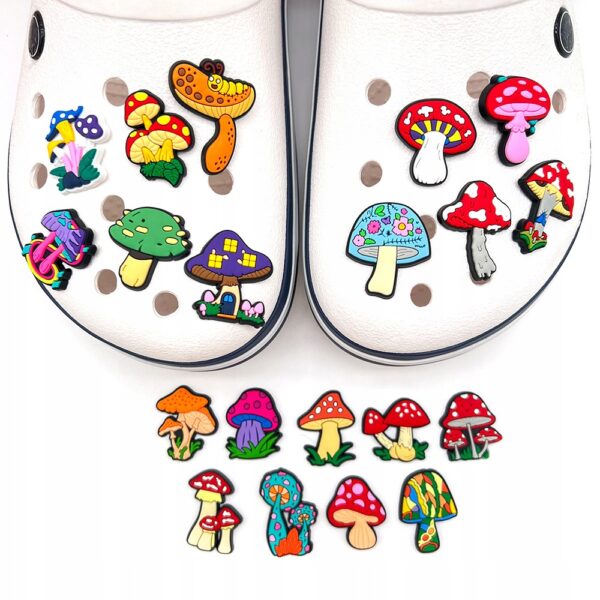 Przypinka Grzyb Grzyby do Crocs butów klapków telefonu torebki plecaka - obrazek 3