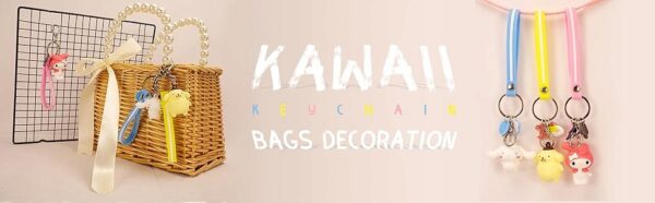 Kawaii Breloczek HELLO KITTY Kuromi - Oro Party | Idealny na Prezent - obrazek 9