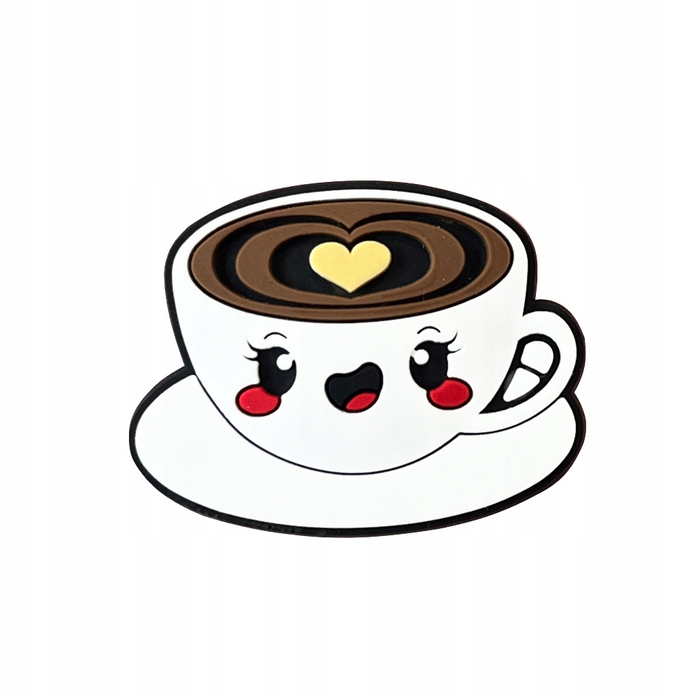 Przypinka Cappuccino Jedzenie Śmieszne do Crocs