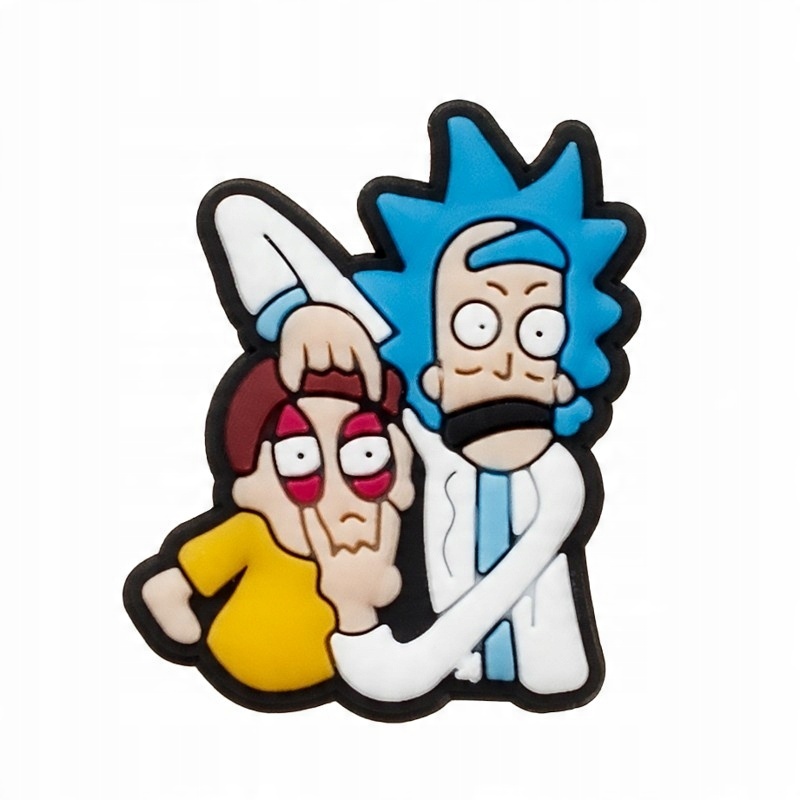 Przypinka Rick i Morty do Crocs