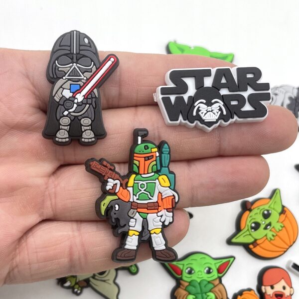 Przypinka Księżniczka Leia Star Wars do Crocs | Oro Party - obrazek 6