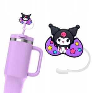 Silikonowa Nasadka na Słomkę Kubek Stanley HELLO KITTY KUROMI 1 szt