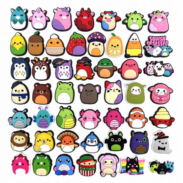 Przypinka Squishmallows do Crocs butów klapków telefonu torby torebki - obrazek 2