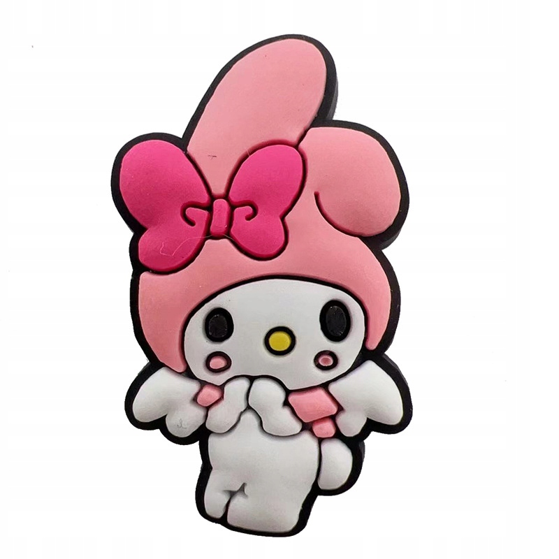 Przypinka Angel My Melody Hello Kitty do Crocs