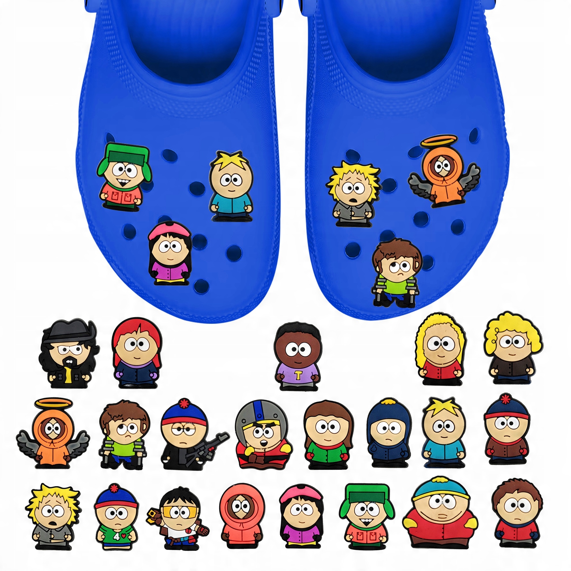 Przypinki do Crocs SOUTH PARK do butów telefonu torby zestaw 21 szt